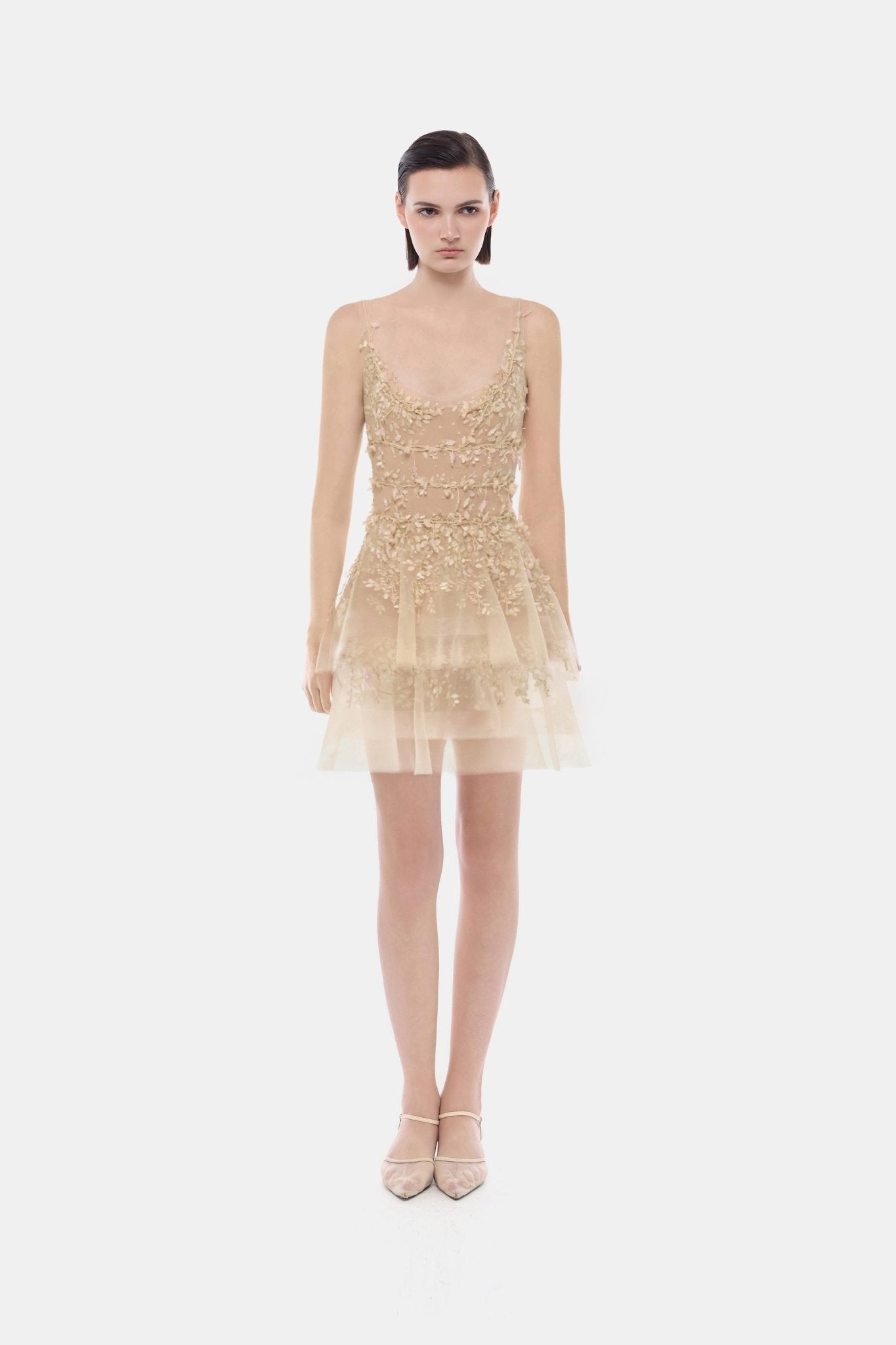 Pastel Tiered Mini Dress - Montsand