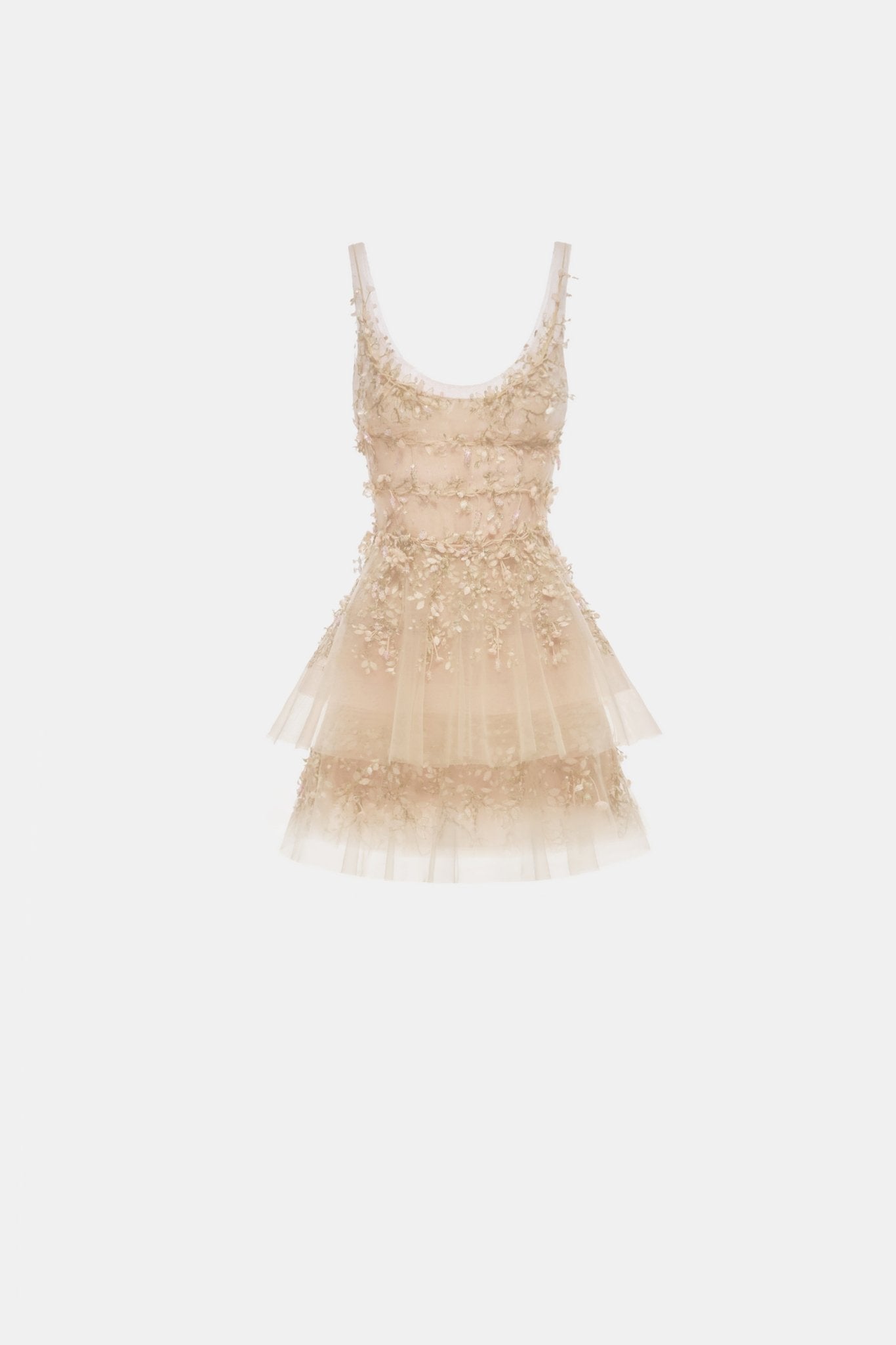 Pastel Tiered Mini Dress - Montsand