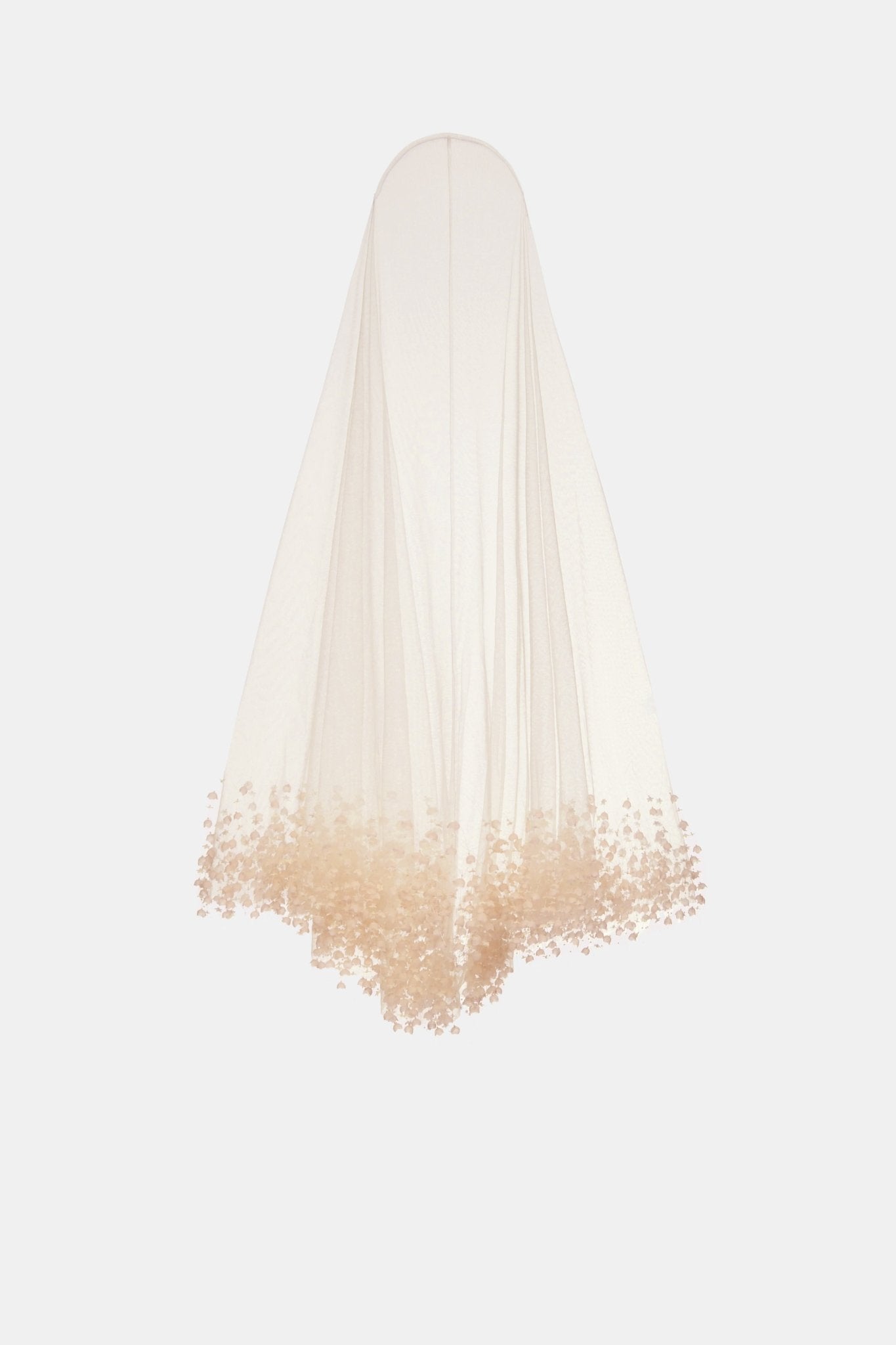 Peach Flowers Headscarf - Montsand