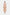 Peach Straight Neckline Pleat Midi Dress - Montsand