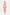 Peach Straight Neckline Pleat Midi Dress - Montsand