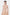 Peach Straight Neckline Pleat Mini Dress - Montsand