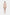 Peach Straight Neckline Pleat Mini Dress - Montsand