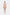 Peach Straight Neckline Pleat Mini Dress - Montsand