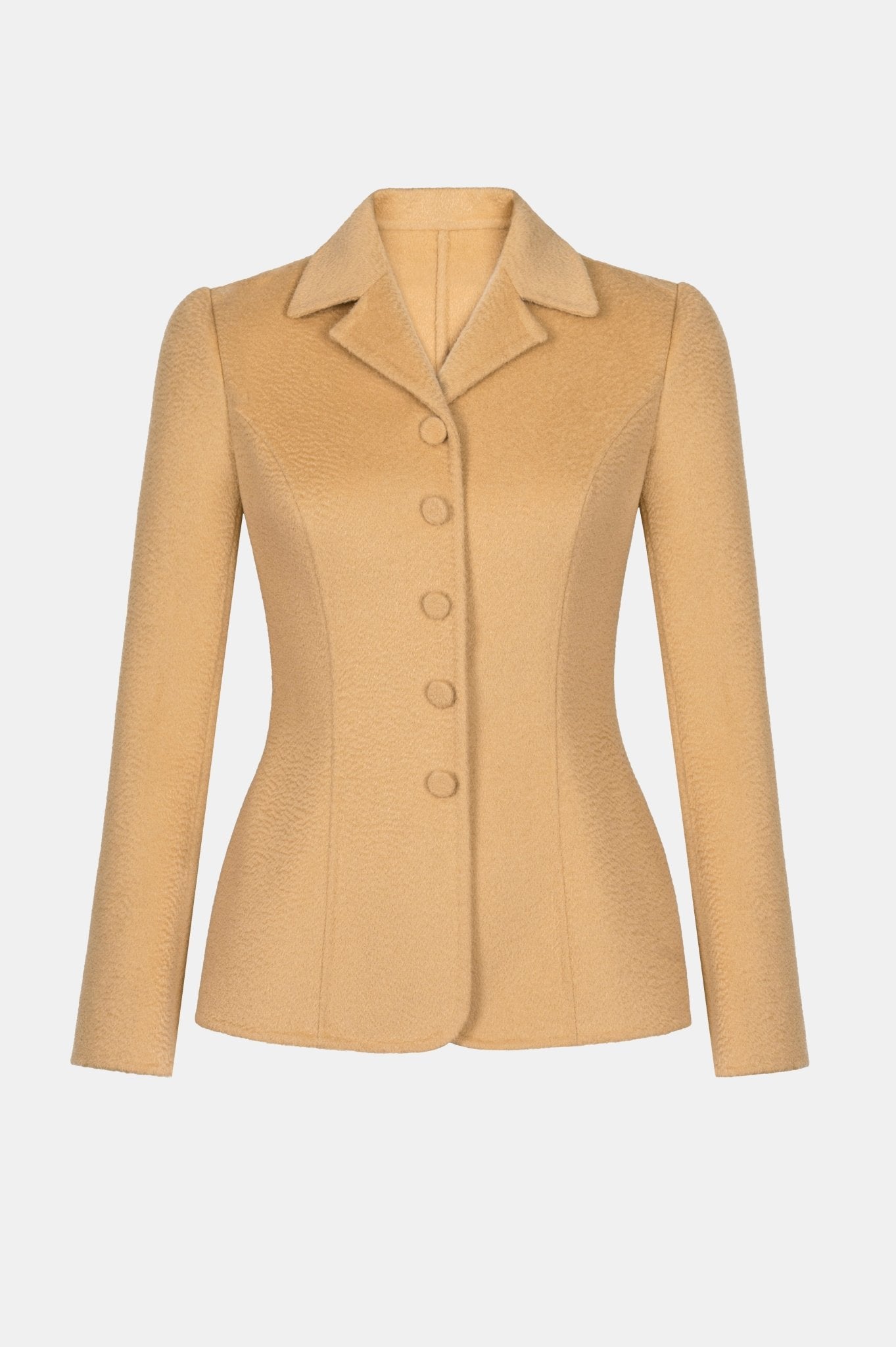 PERFECT CAMEL DOUBLE - FACED WOOL & CASHMERE BLAZER - Montsand