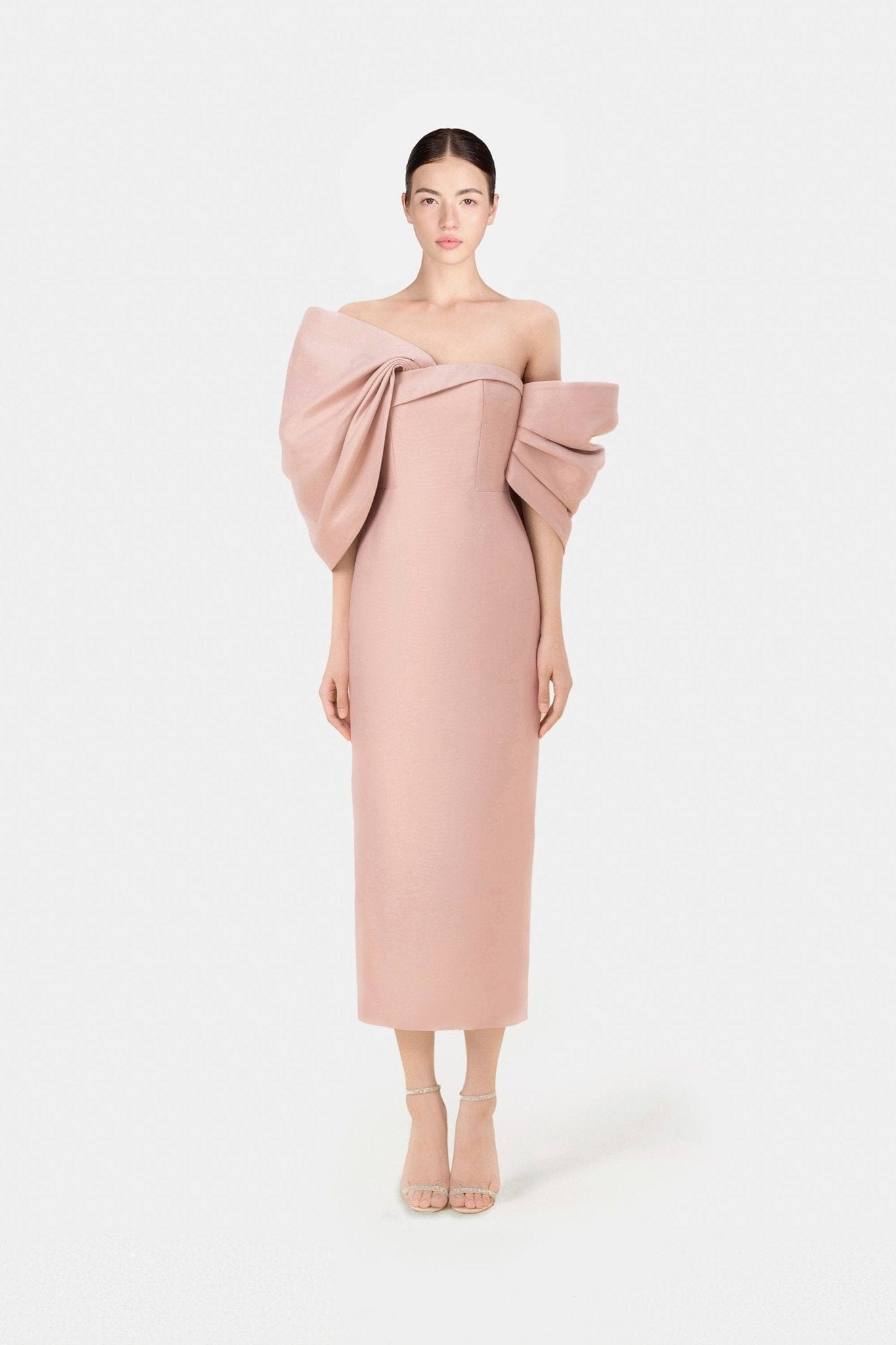 Pink Big Bow Dress - Montsand