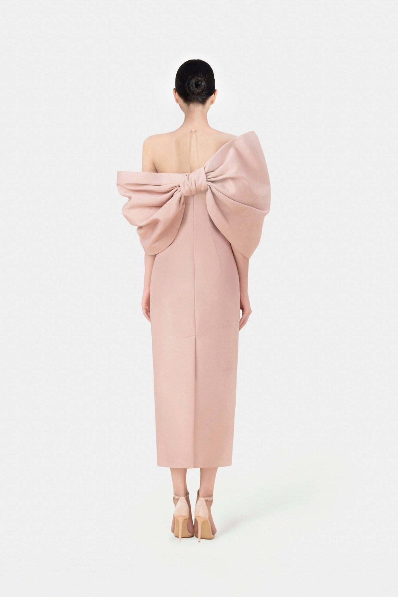 Pink Big Bow Dress Xs Pink Big Bow Dress Xs