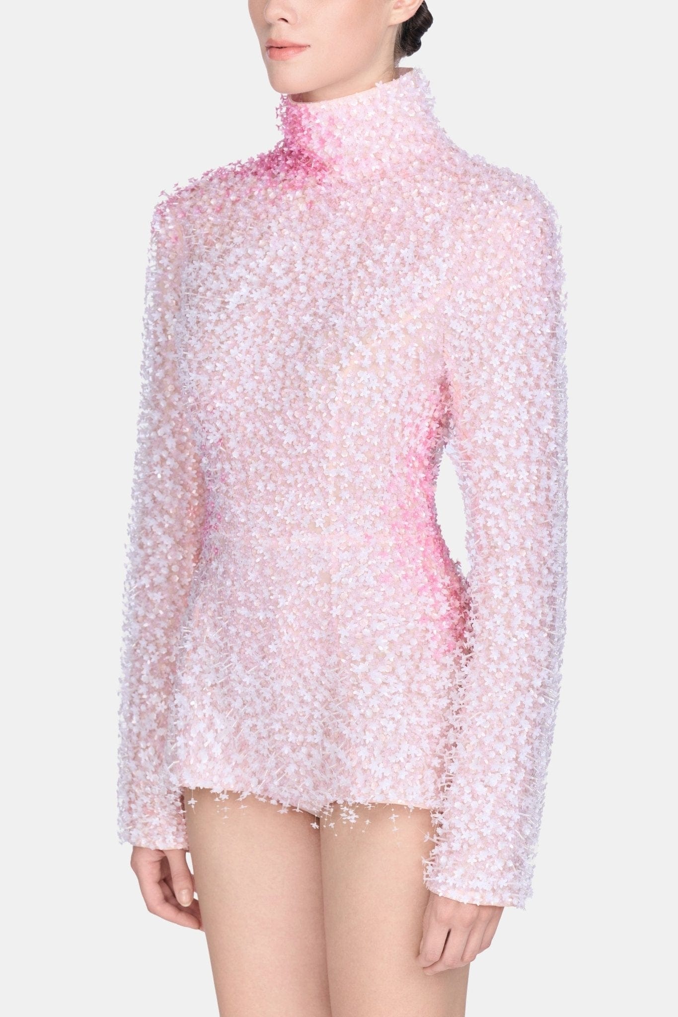 Pink Ombre High - neck Jumpsuit - Montsand