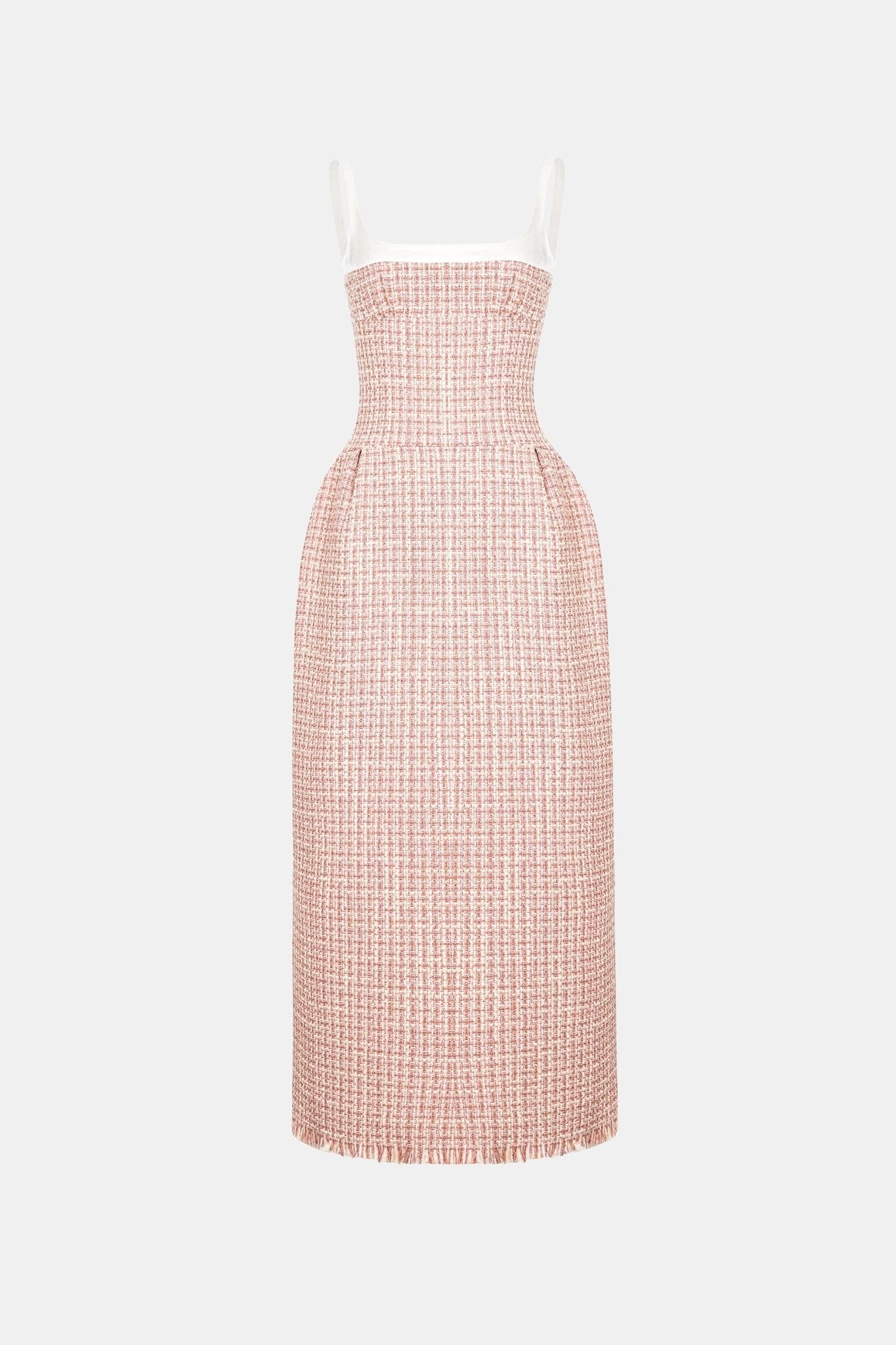 Pink Tweed Dress - Montsand
