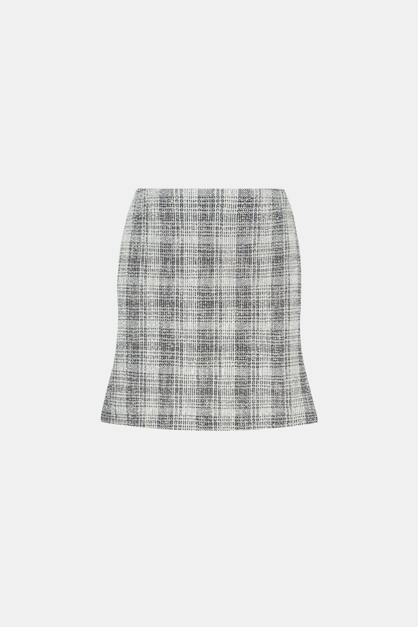 Plaid Tweed Mini Skirt - Montsand