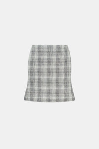 Plaid Tweed Mini Skirt - Montsand