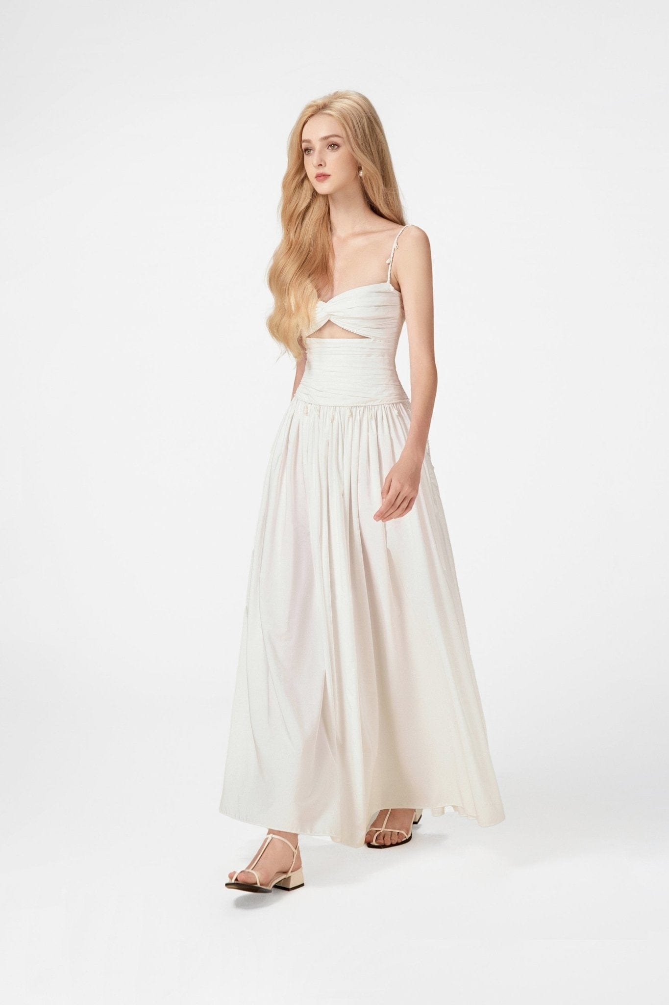 Poplin Convallaria Maxi Dress - Montsand