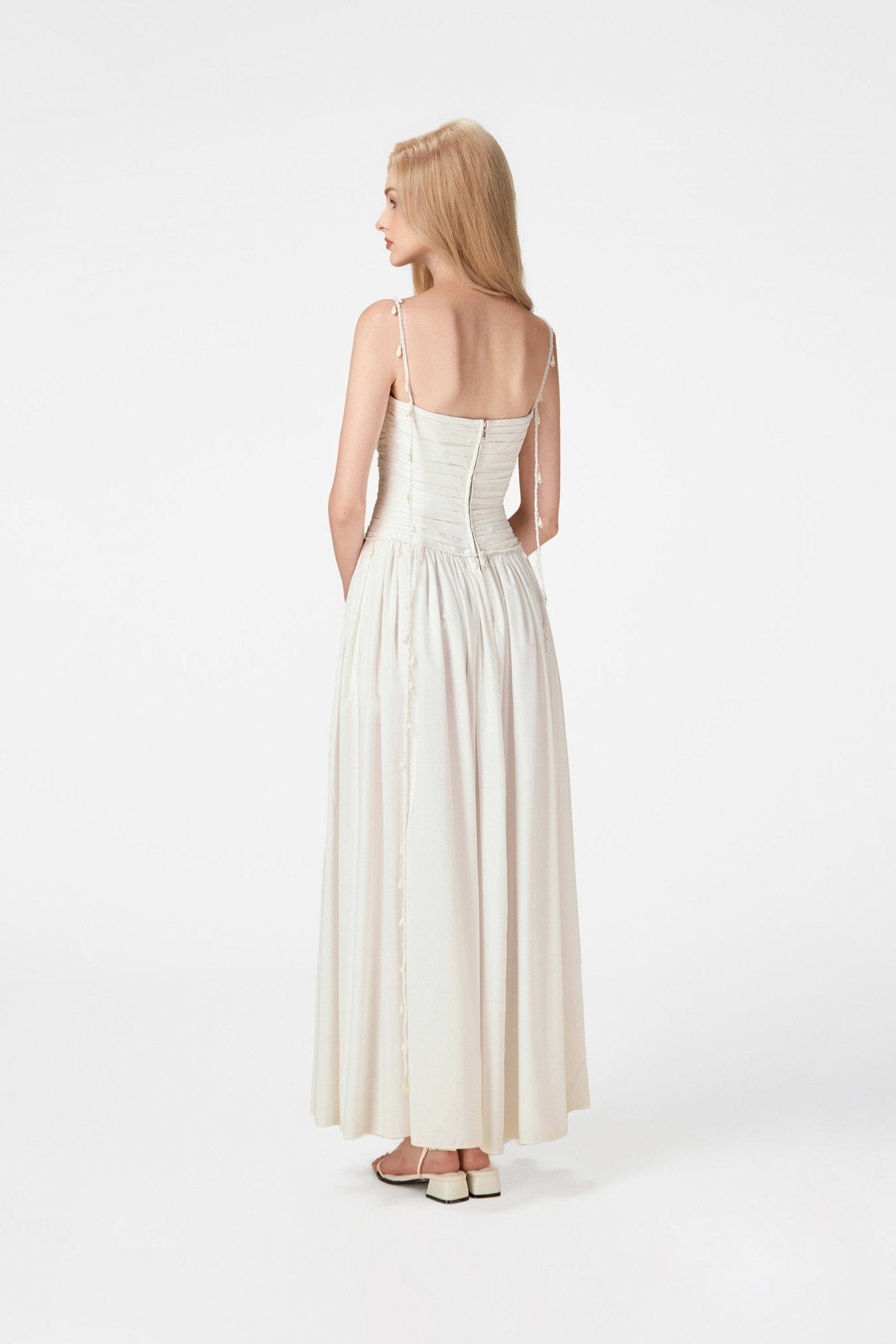 Poplin Convallaria Maxi Dress - Montsand