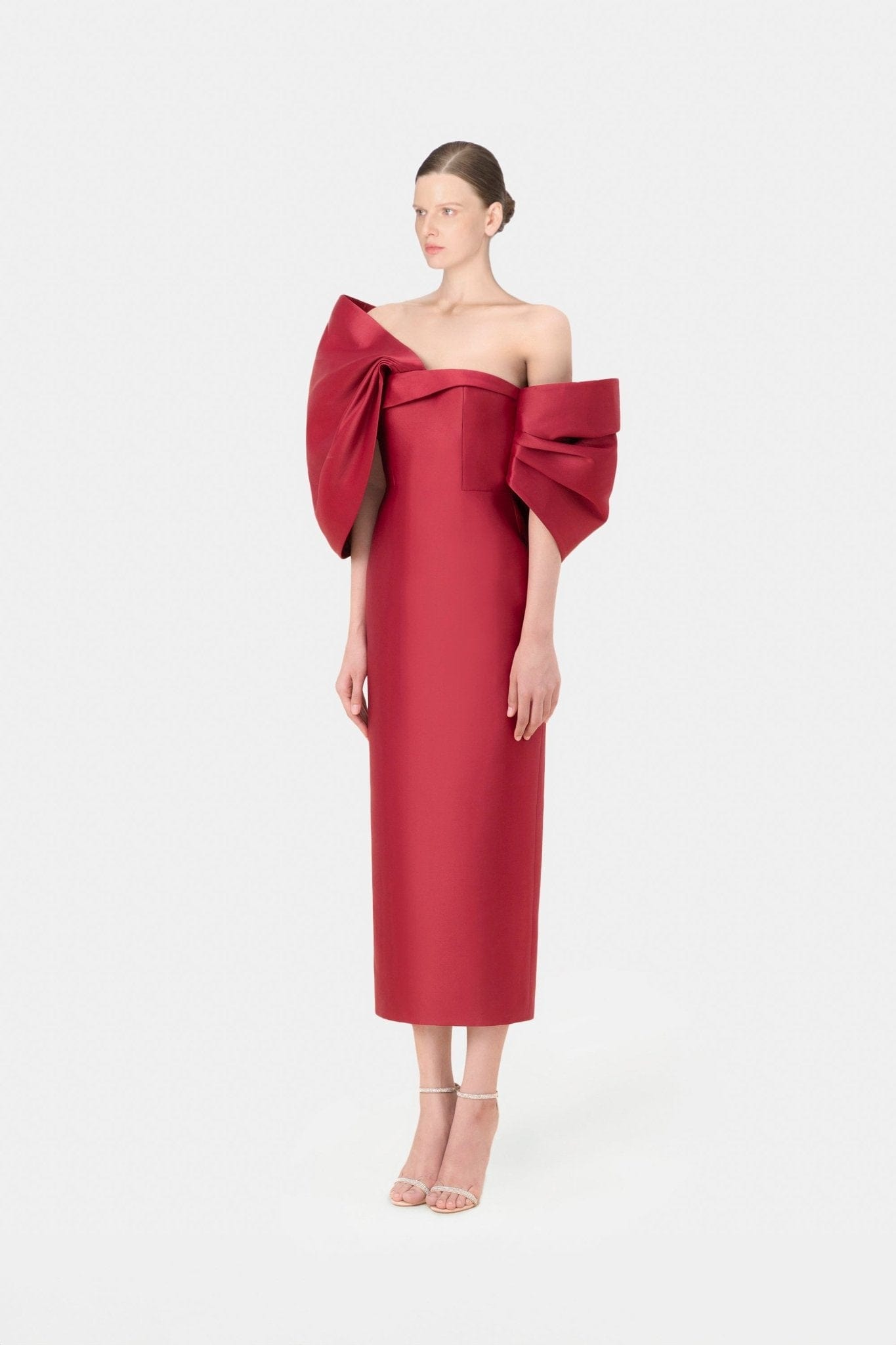 Red Big Bow Dress - Montsand