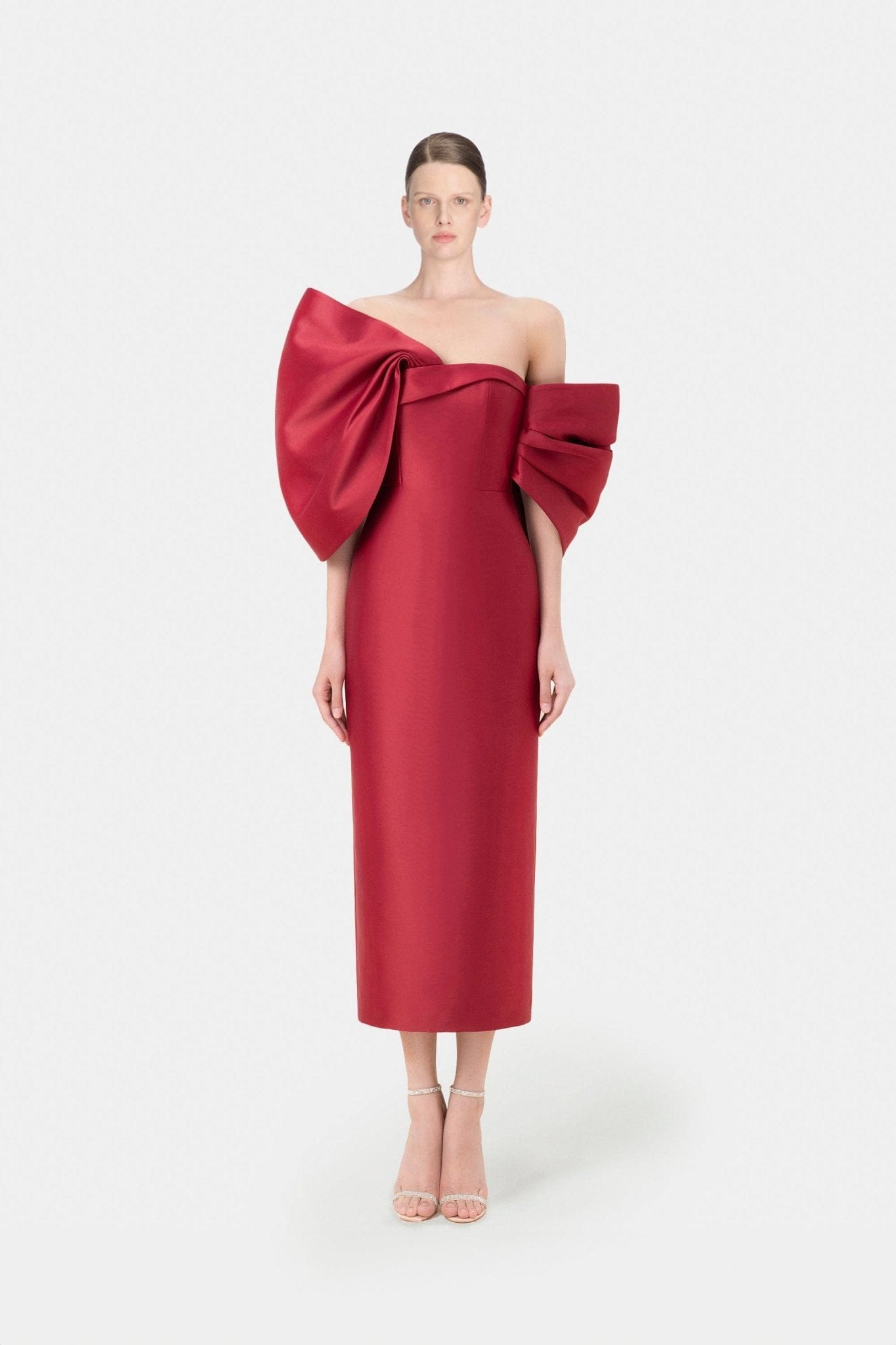 Red Big Bow Dress M Red Big Bow Dress M