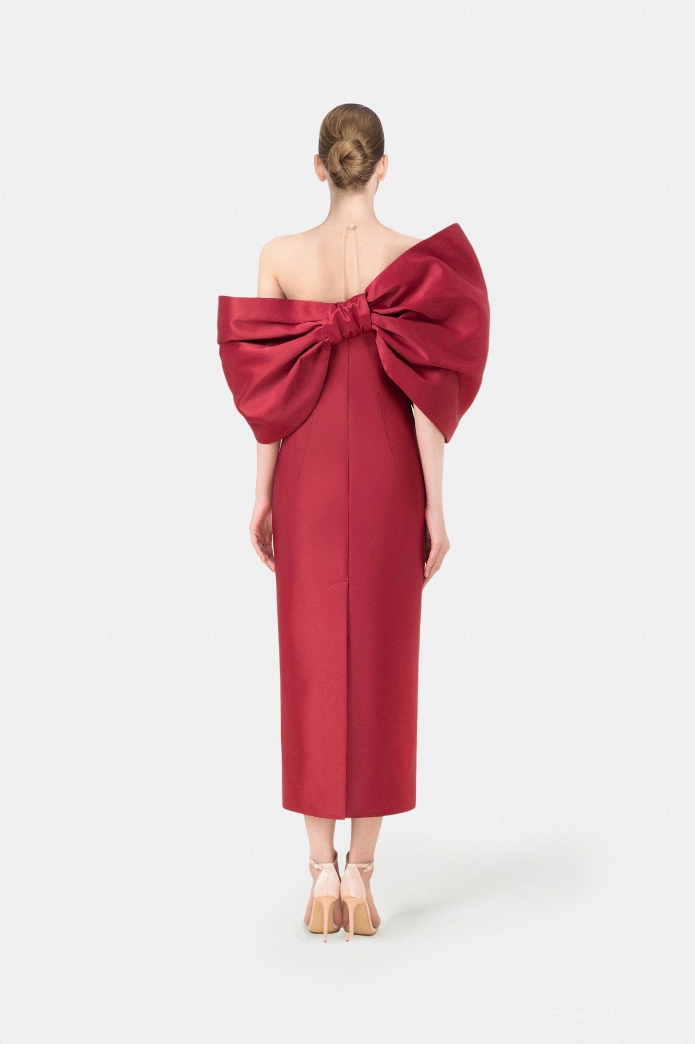Red Big Bow Dress M Red Big Bow Dress M