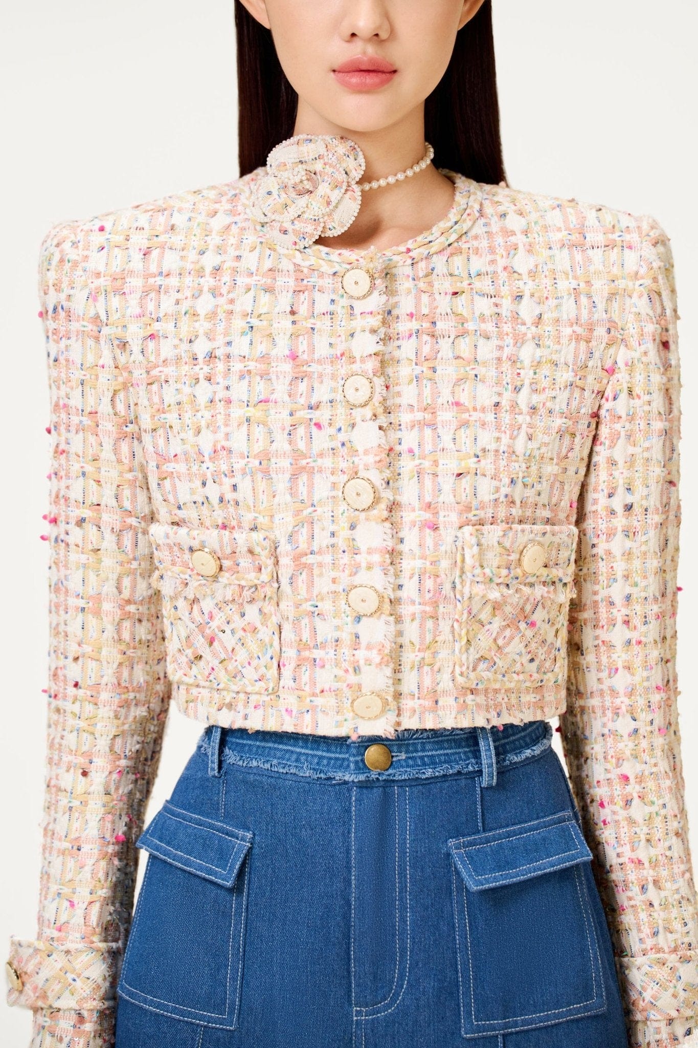 Rosewater Tweed Jacket - Montsand