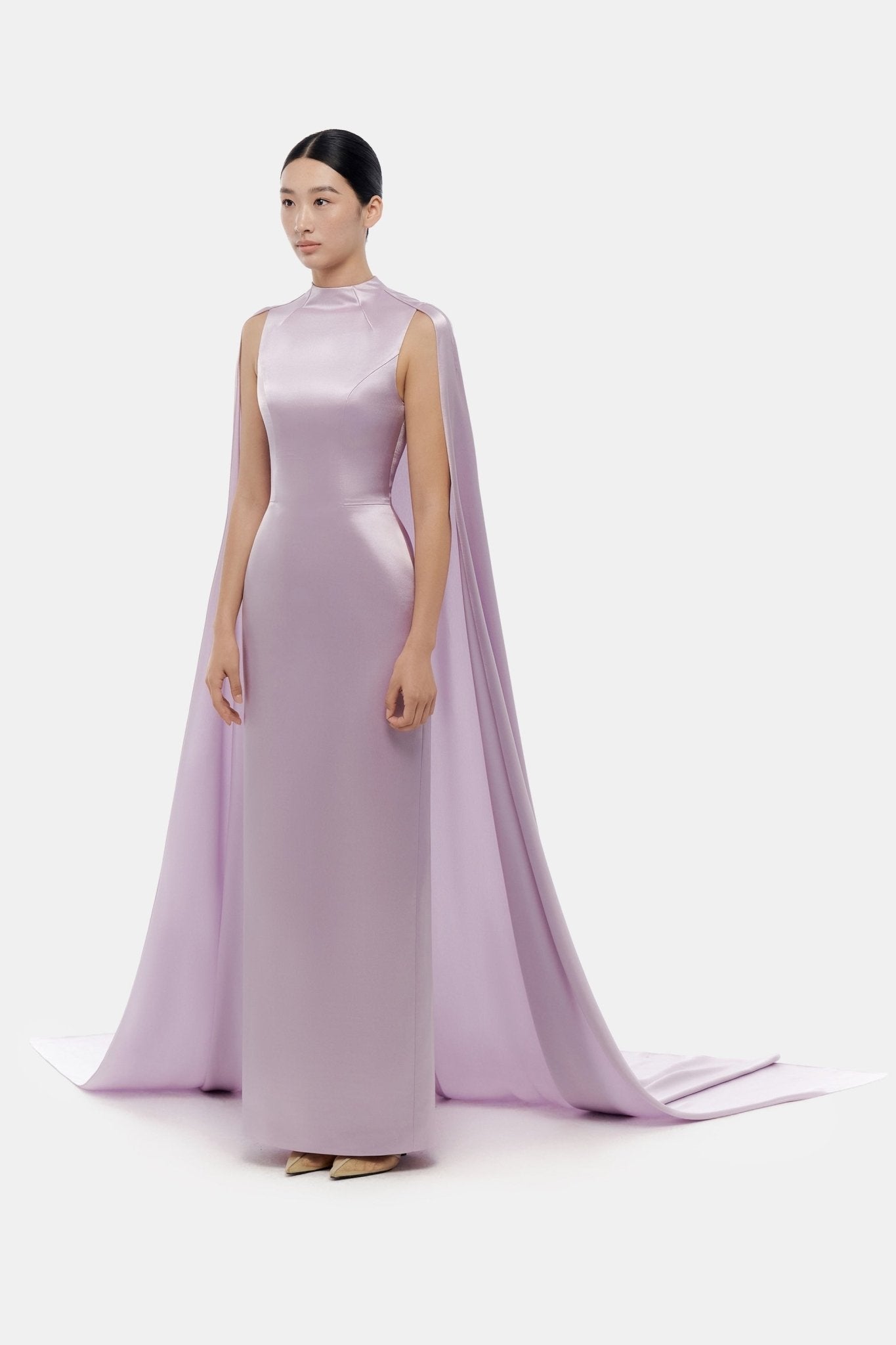 Violet Cape Dress M Violet Cape Dress M