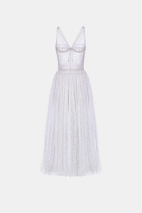 Violet Drapped Midi Dress Dresses Montsand