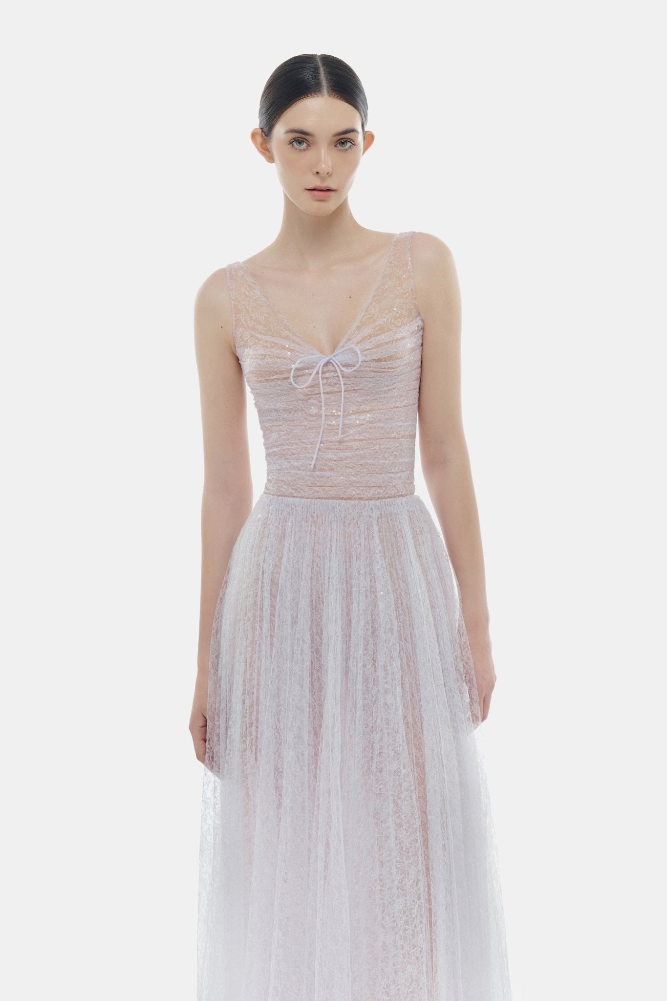 Violet Drapped Midi Dress Dresses Montsand