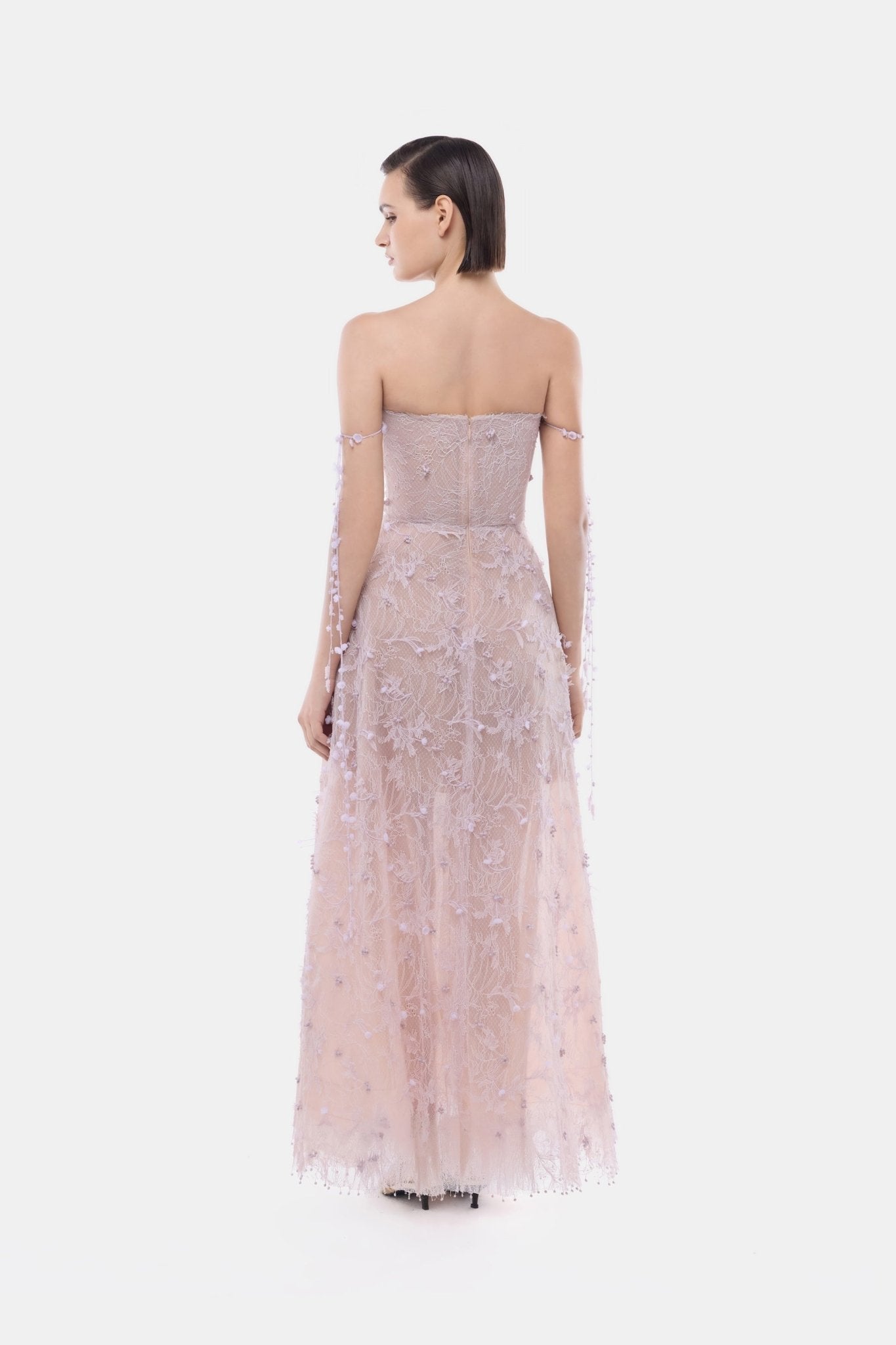 Violet Floral String Maxi Dress - Montsand