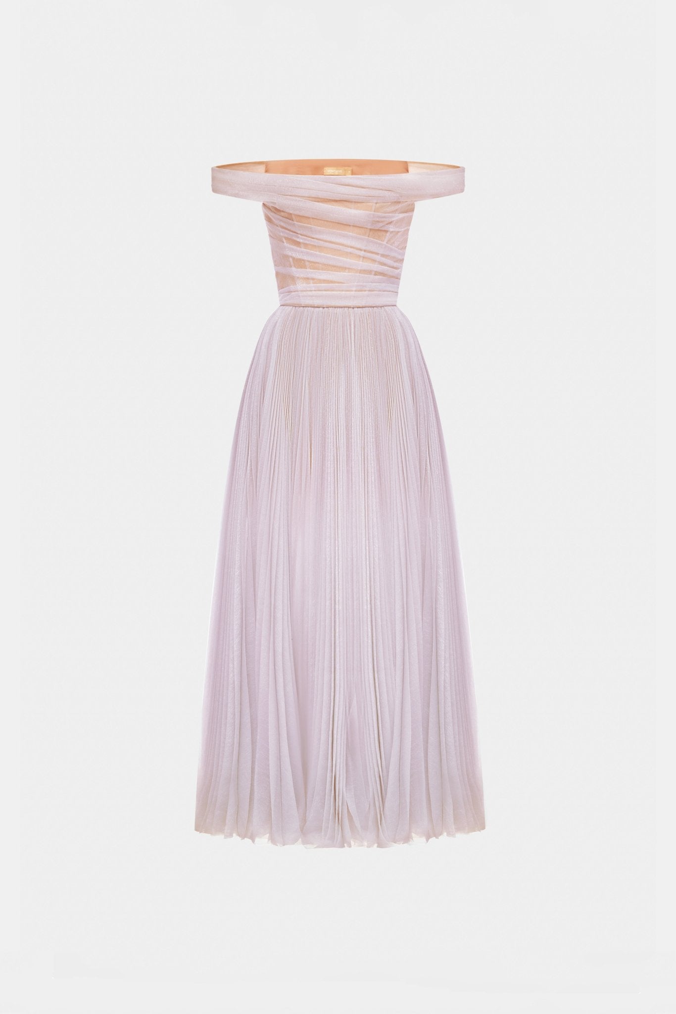 Violet Off - shoulder Midi Dress - Montsand