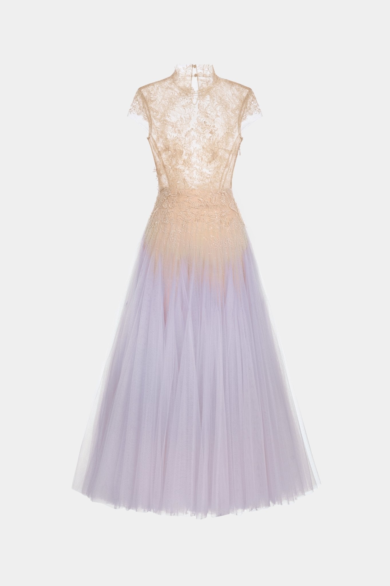 Violet Ombré Cut - Out Lace Dress - Montsand