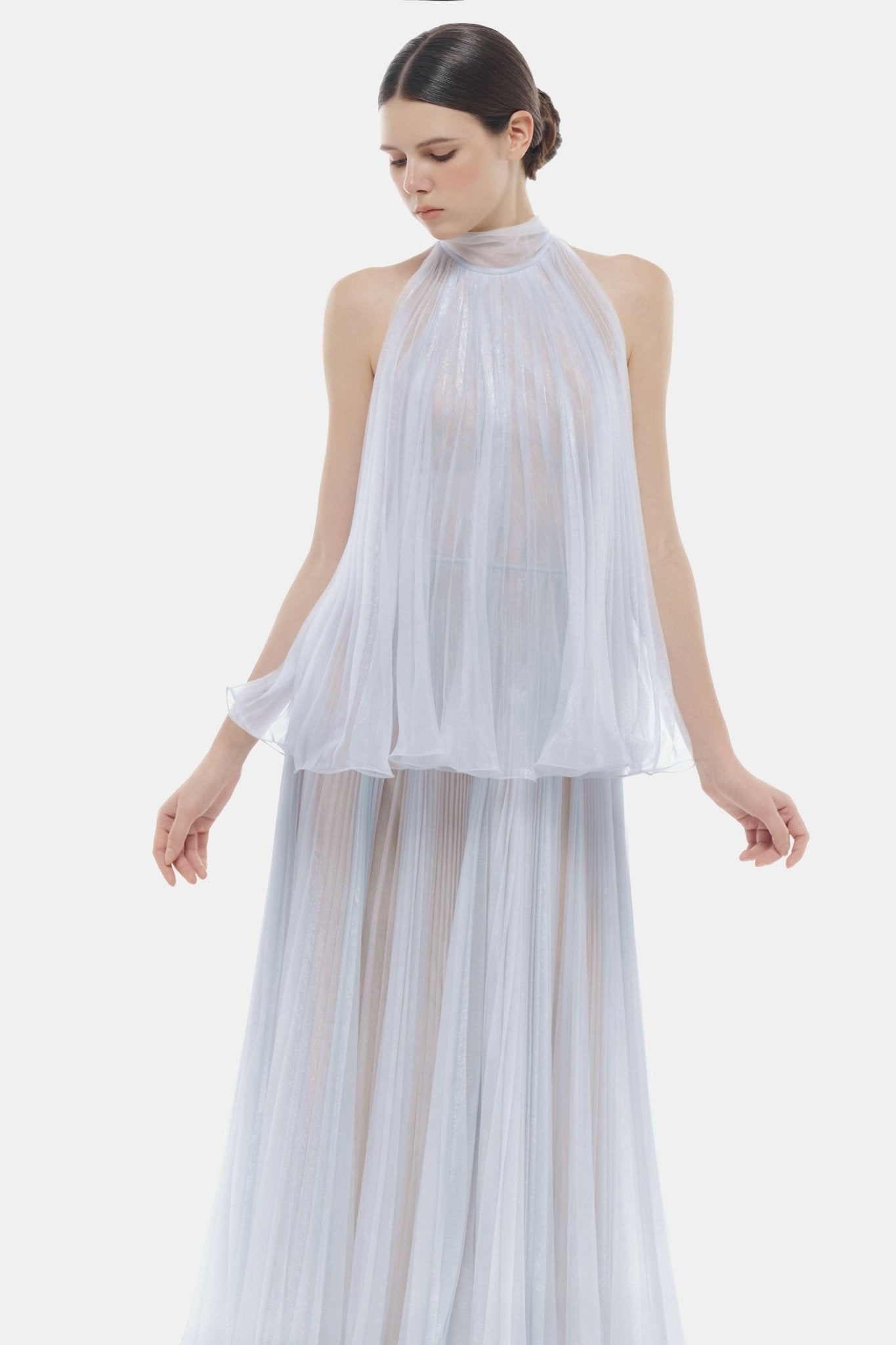 Violet Pleated Dress Dresses Montsand