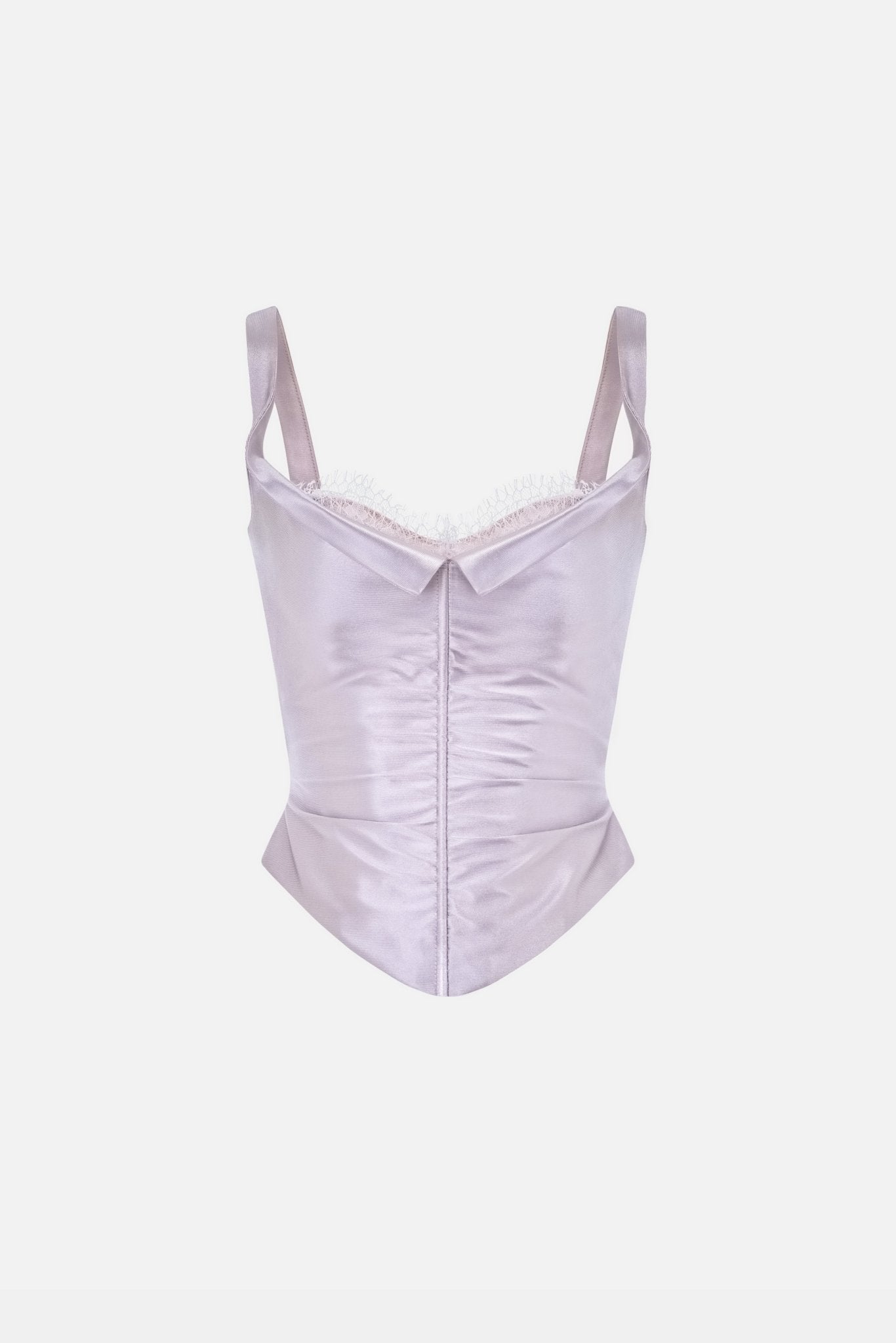 Violet Satin Corset Top - Montsand