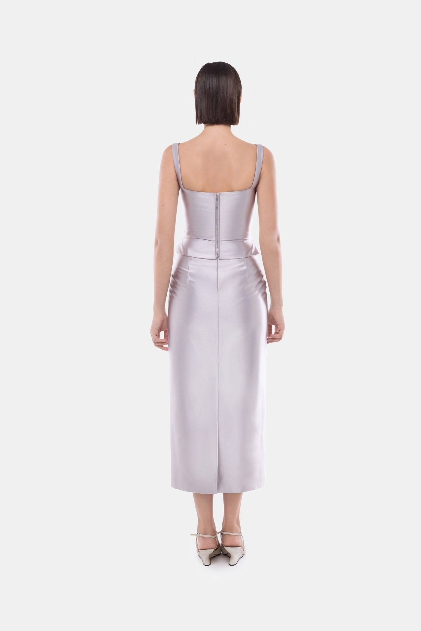 Violet Satin Corset Top - Montsand