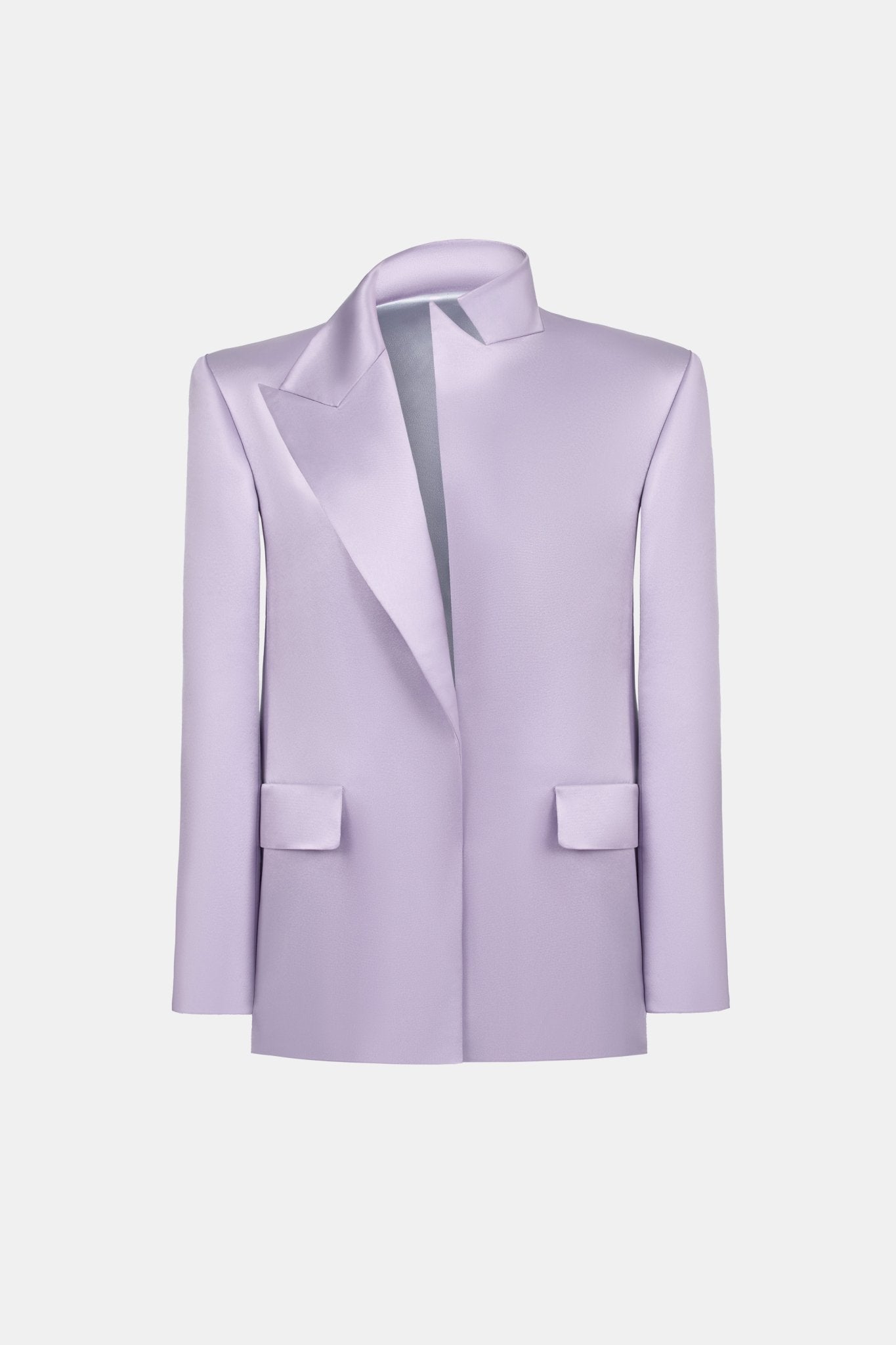 Violet Silk Blazer - Montsand