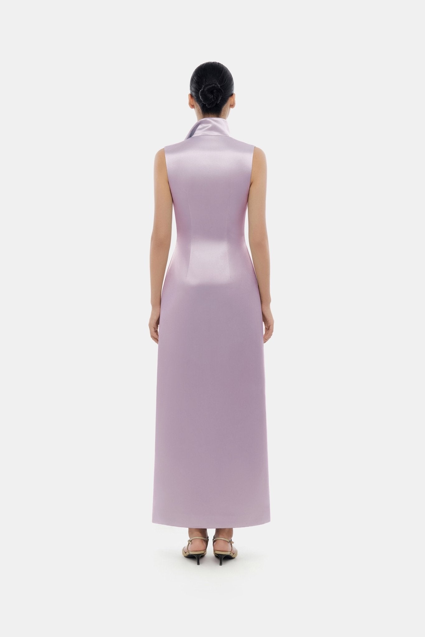 Violet Silk Coat - Montsand