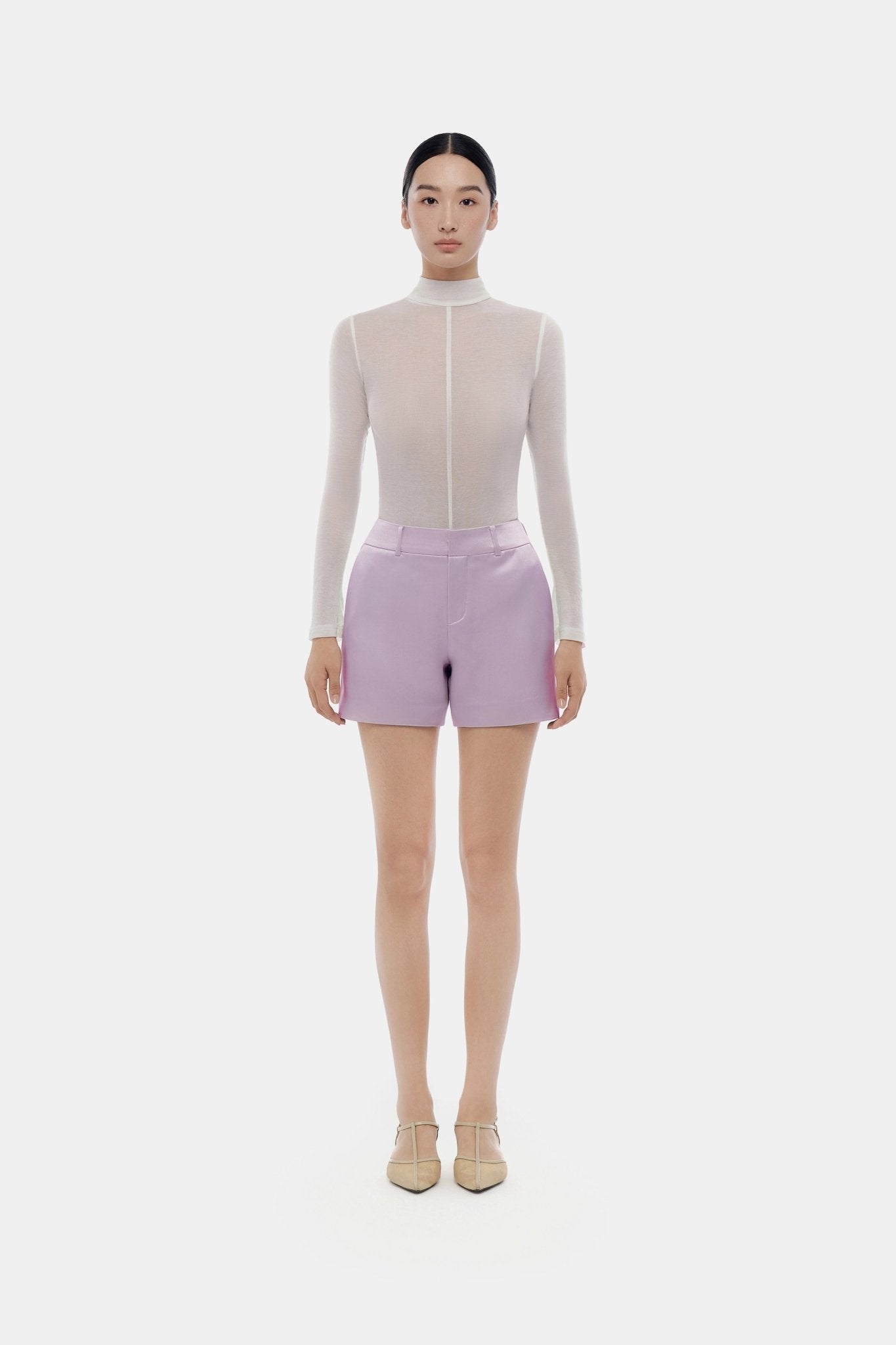Violet Silk Shorts - Montsand
