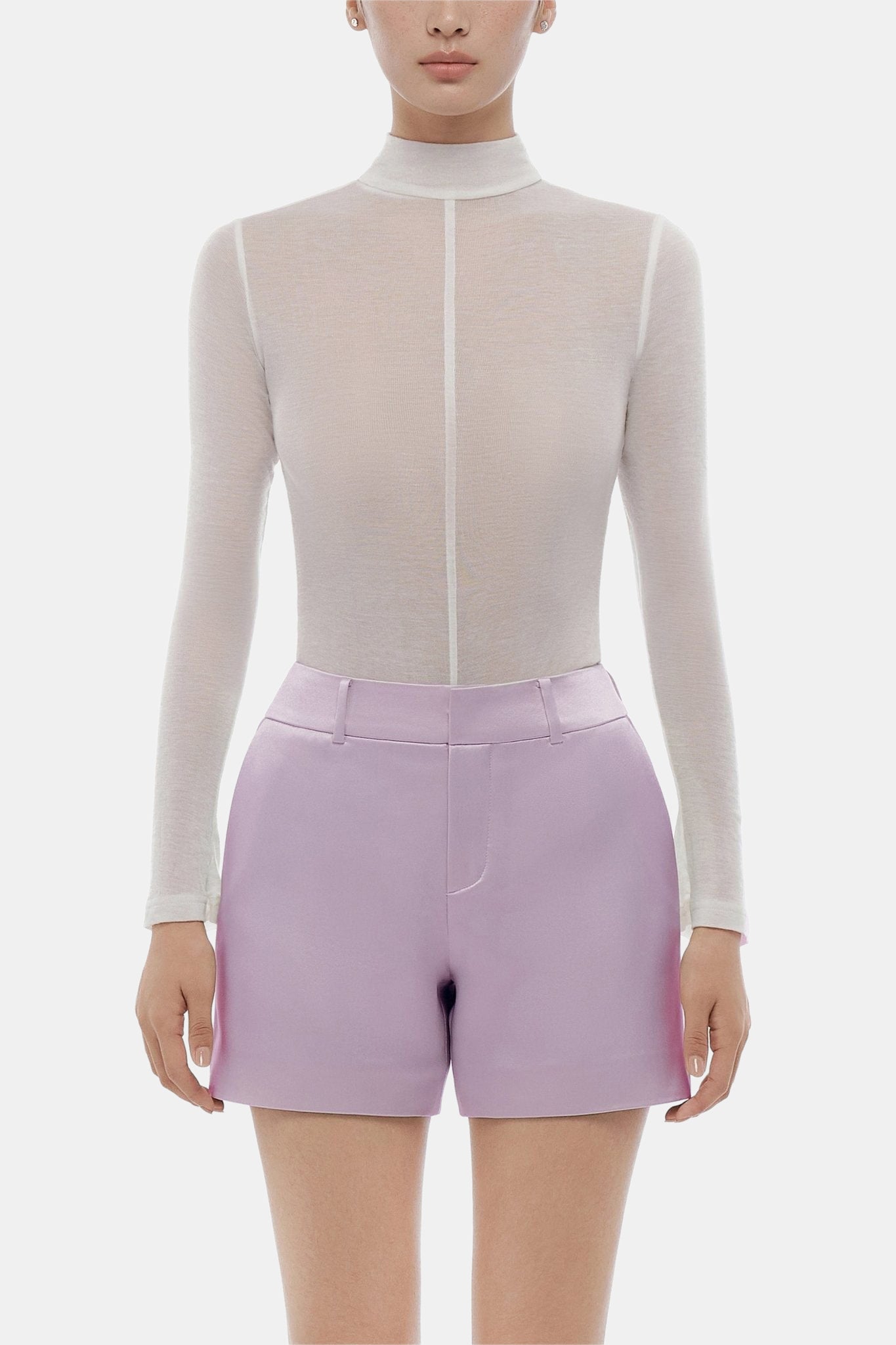 Violet Silk Shorts - Montsand