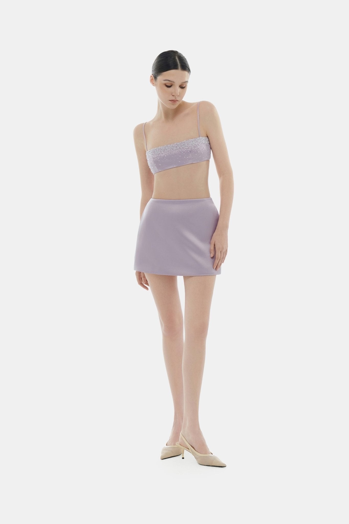 Violet Silk Skirt - Montsand
