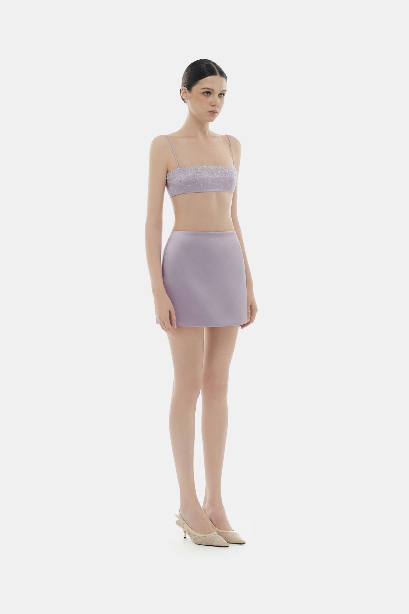Violet Silk Skirt - Montsand