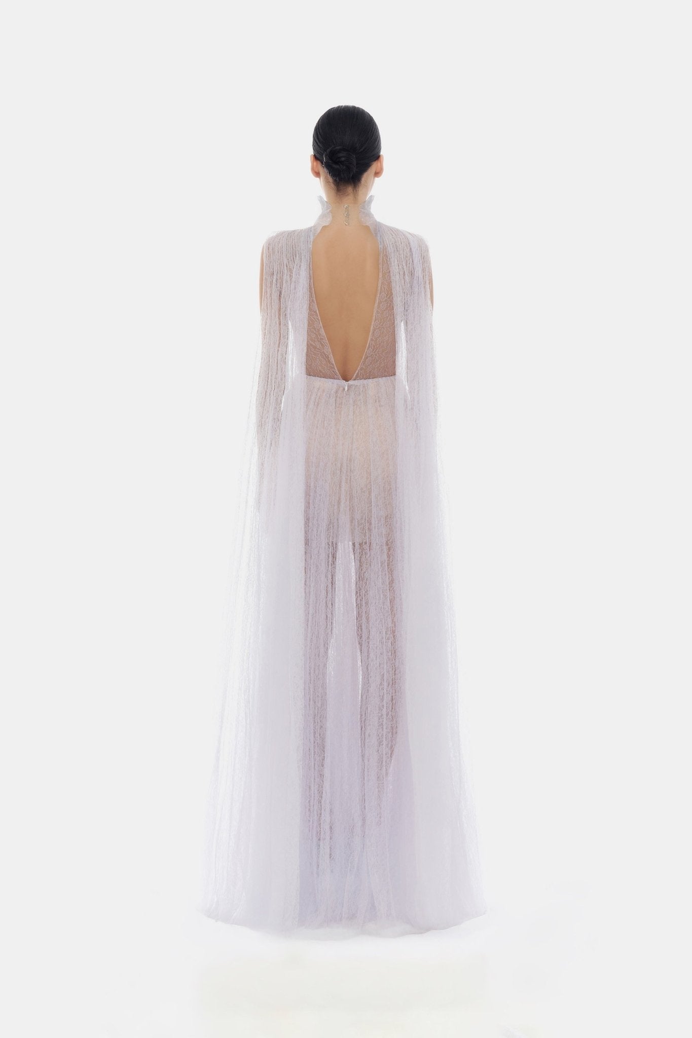 Violet Smocked Lace Maxi Dress – Montsand