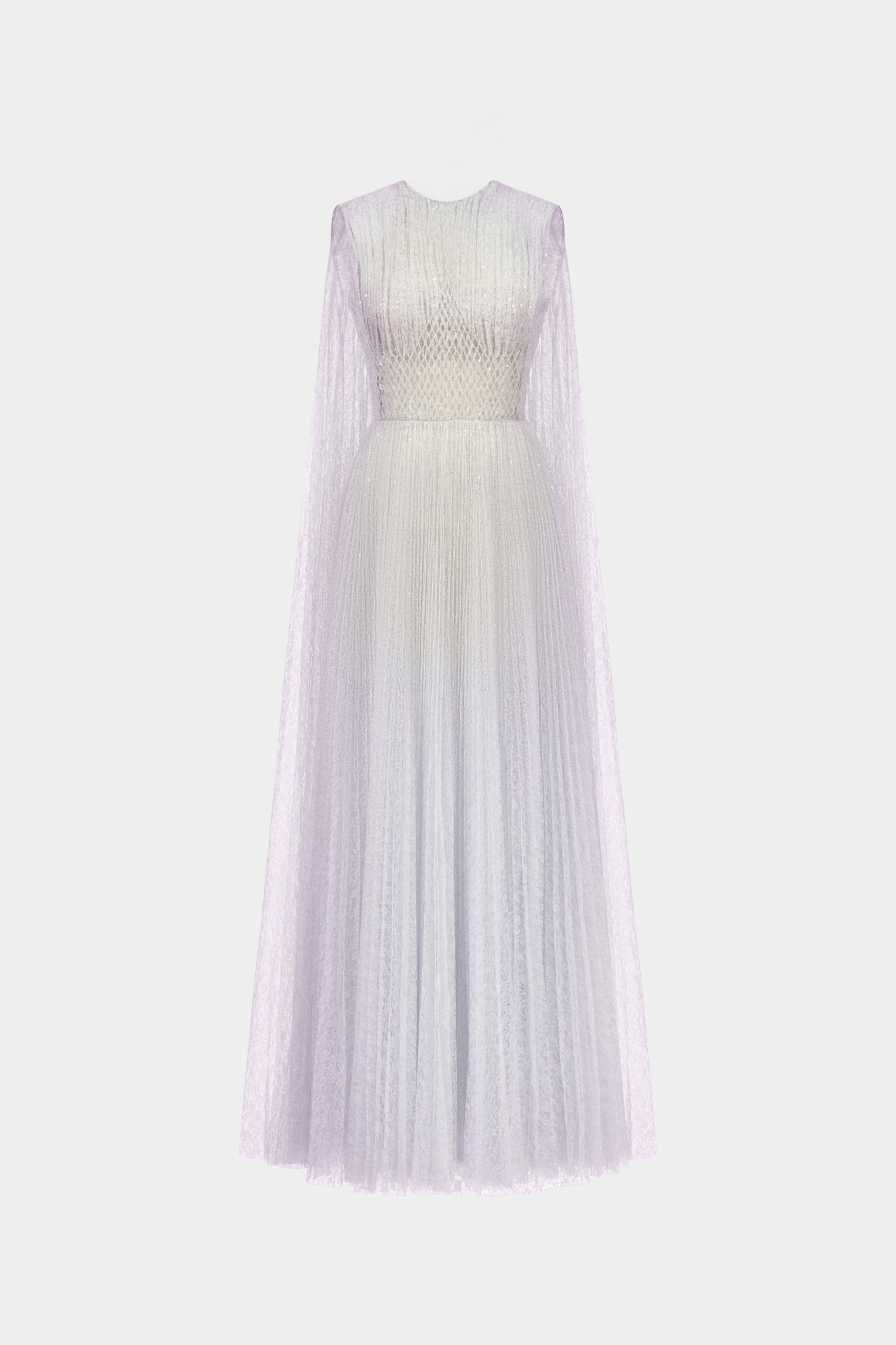 Violet Smocked Round - neck Maxi Dress - Montsand