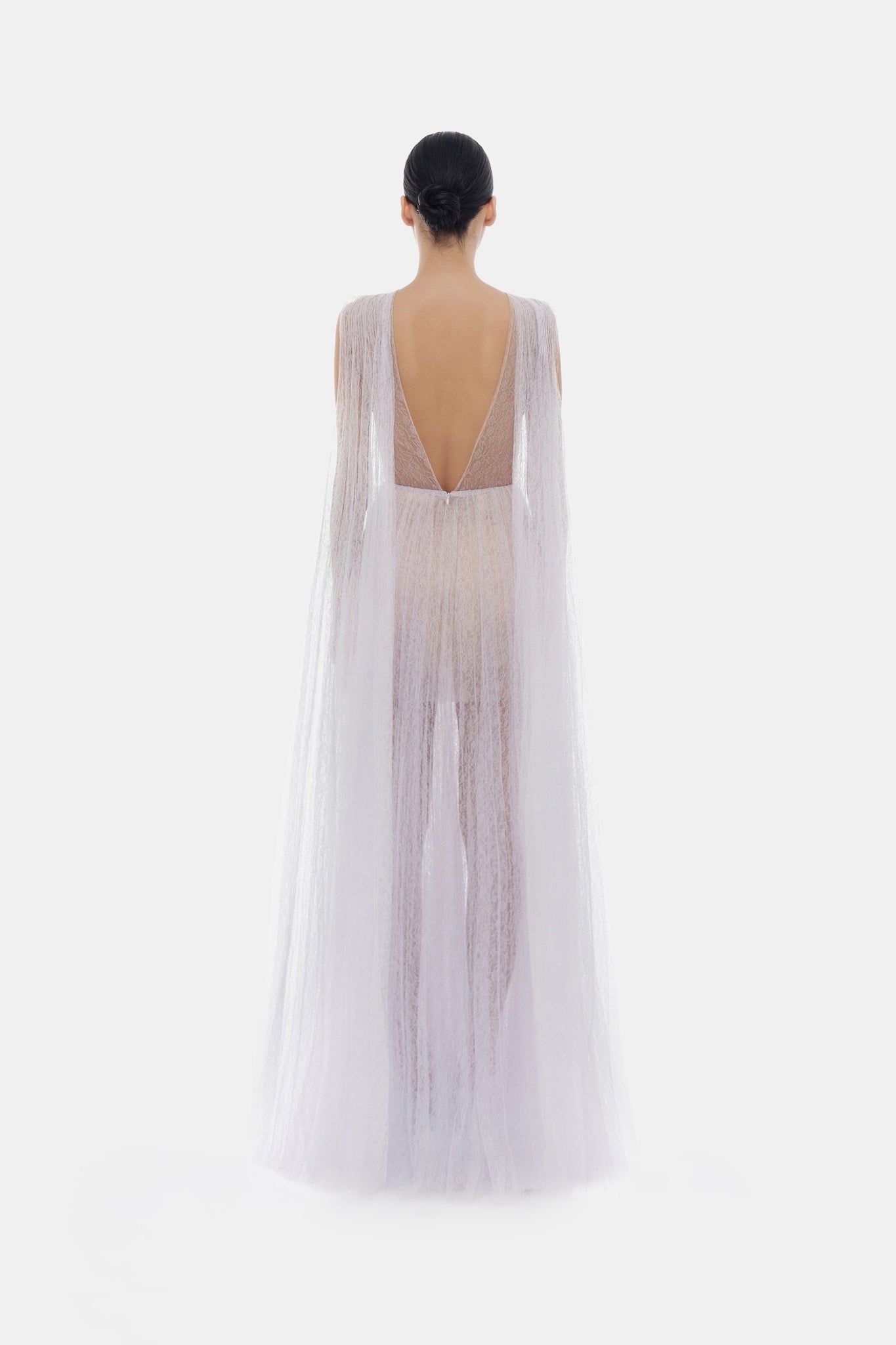 Violet Smocked Round - neck Maxi Dress - Montsand