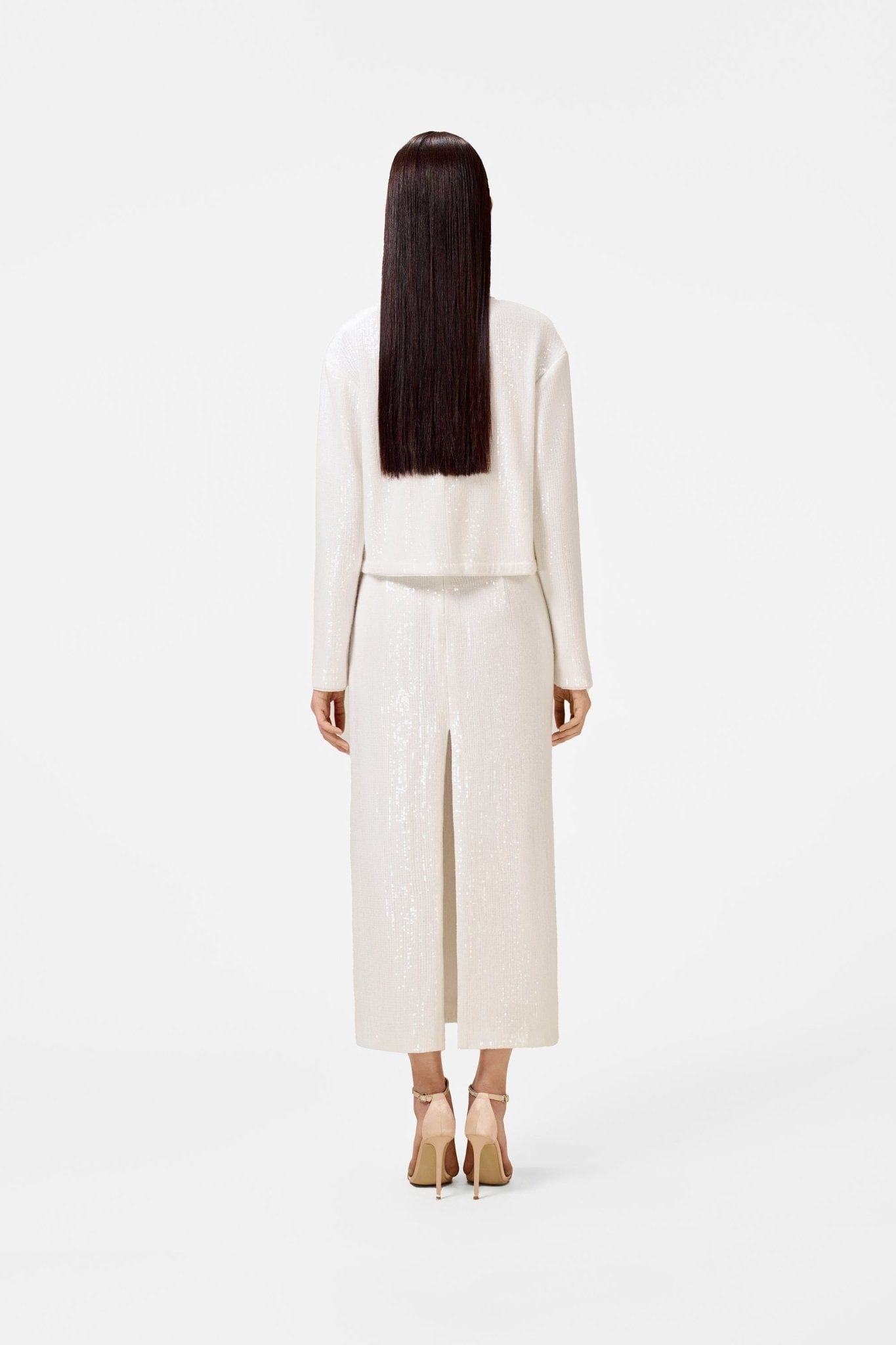 White Beaded Cardigan - Montsand