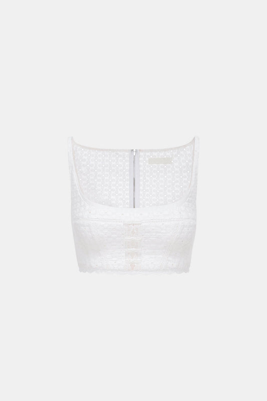 White Croptop - Montsand