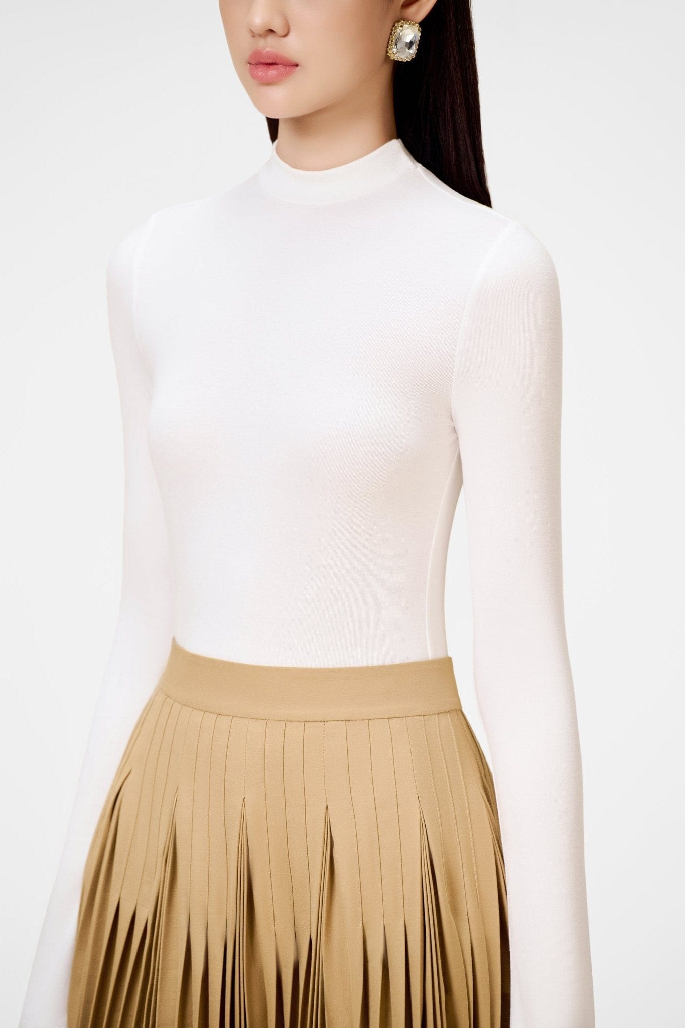 White Jersey Bodysuit - Montsand